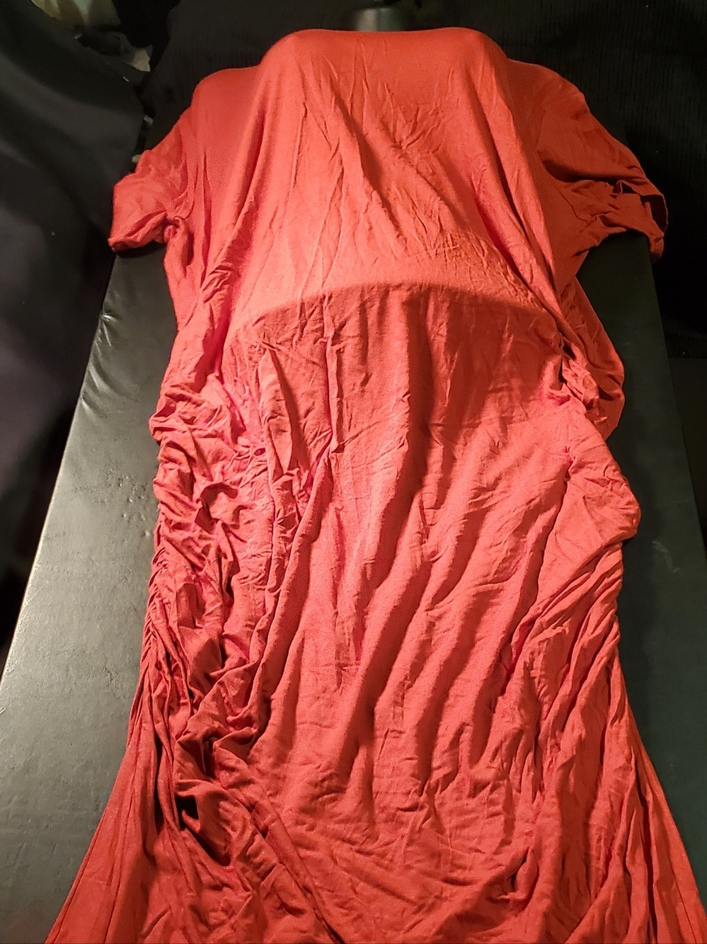 Ashley Stewart Red Size 22/24  Short Slevee Dress